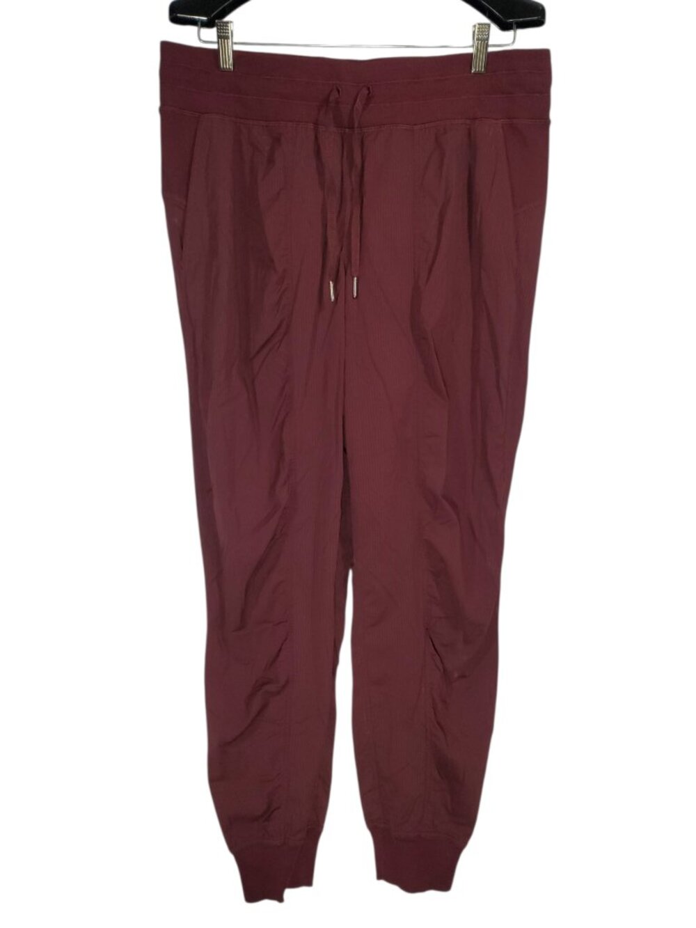 Lululemon Dance Studio Jogger Pants Women's 12 Cassis Burgundy Red Gym Workout - Picture 2 of 4